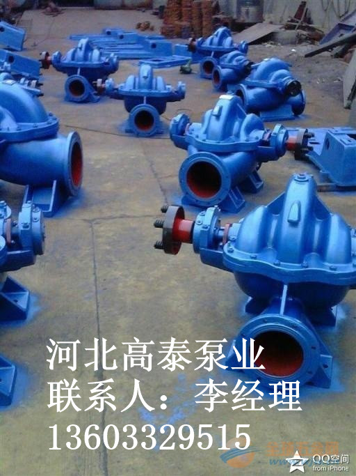 雙吸泵型號24SH-9A中開式雙吸泵